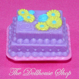 NEW Fisher Price Loving Family Dollhouse Flower Birthday Cake Kitchen Food-Toys & Hobbies:Preschool Toys & Pretend Play:Fisher-Price:1963-Now:Dollhouses-Fisher-Price-Birthday Party Set,Dollhouse,Fisher Price,Food Accessories,Kitchen,Loving Family,New-The Dollhouse Shop