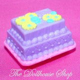 NEW Fisher Price Loving Family Dollhouse Flower Birthday Cake Kitchen Food-Toys & Hobbies:Preschool Toys & Pretend Play:Fisher-Price:1963-Now:Dollhouses-Fisher-Price-Birthday Party Set,Dollhouse,Fisher Price,Food Accessories,Kitchen,Loving Family,New-The Dollhouse Shop